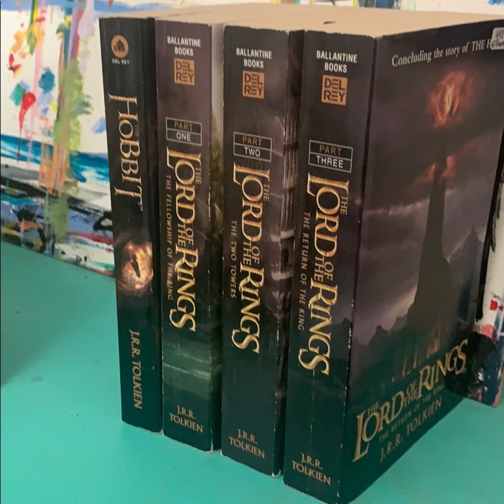 The Lord of the Rings Book Series and The Hobbit
